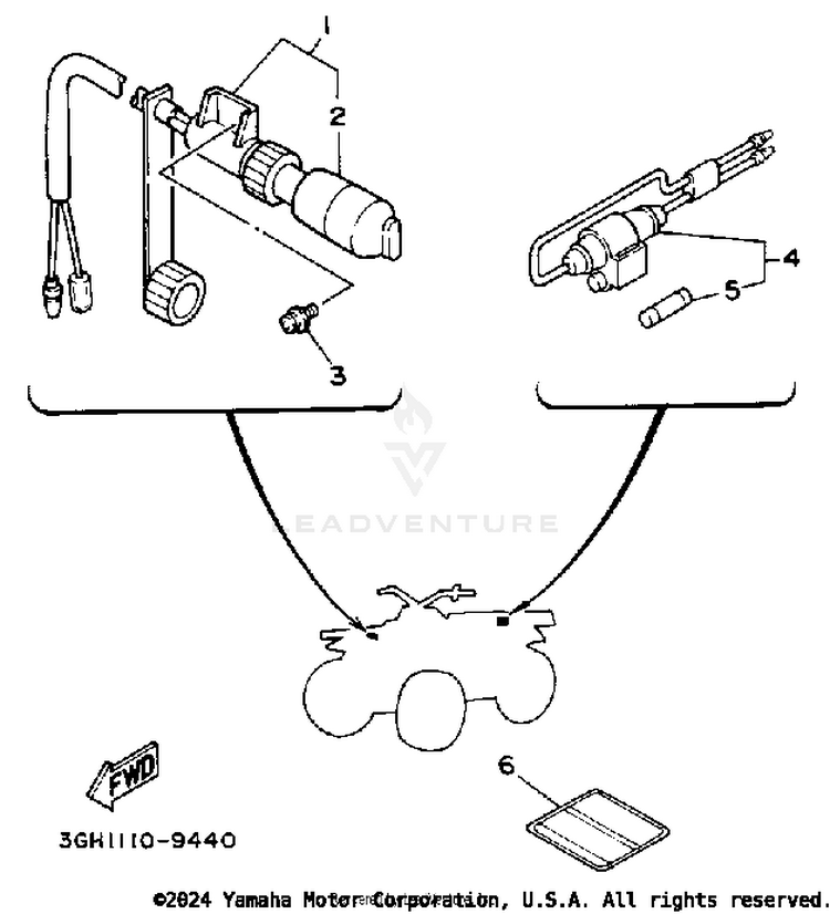 Electrical 2 (Alt - Parts) Schematic