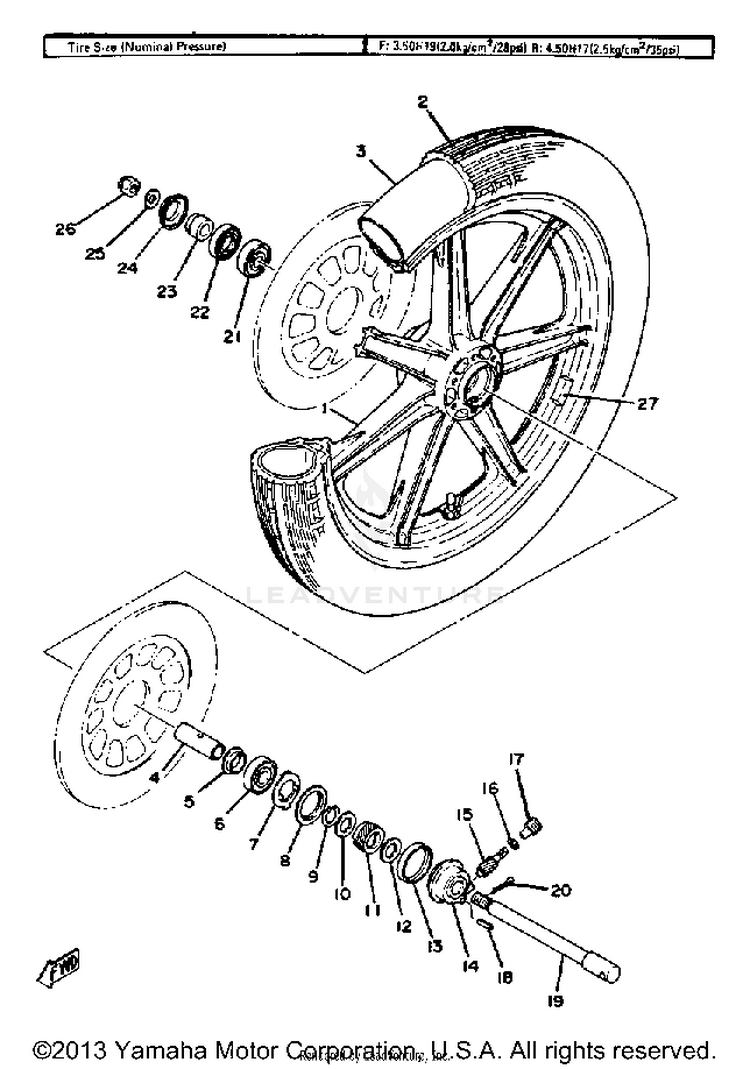 Front Wheel Schematic