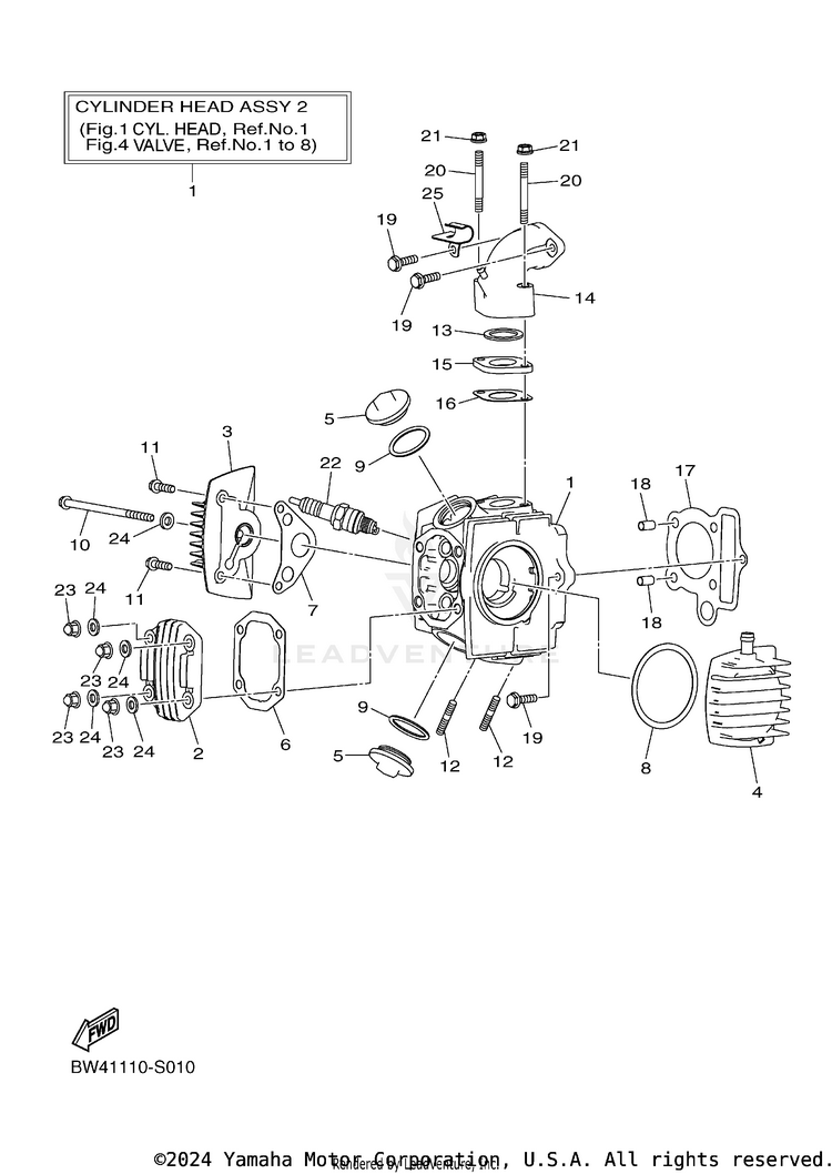 Cylinder Head Schematic