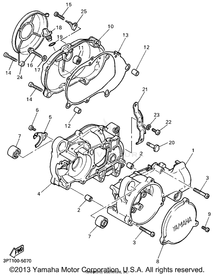 Crankcase Schematic
