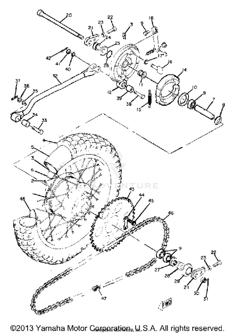 Rear Wheel Schematic
