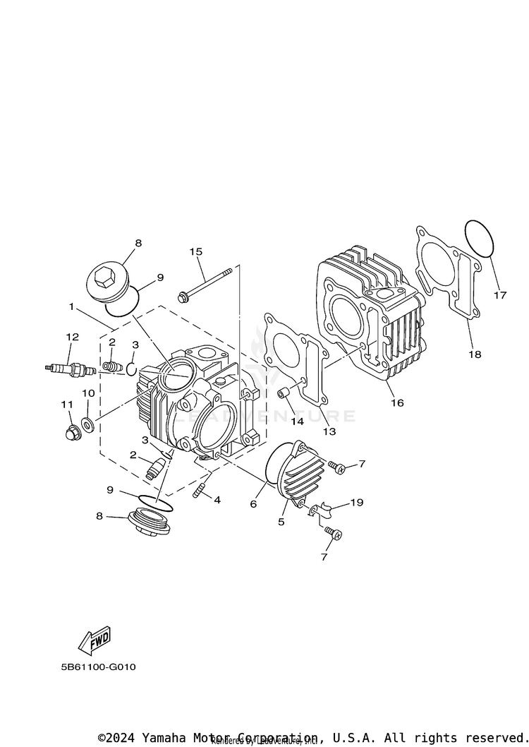 Cylinder Head Schematic