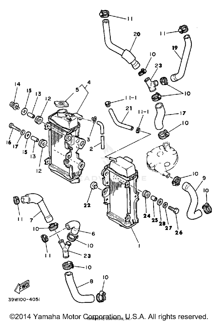 Radiator Hose K Schematic