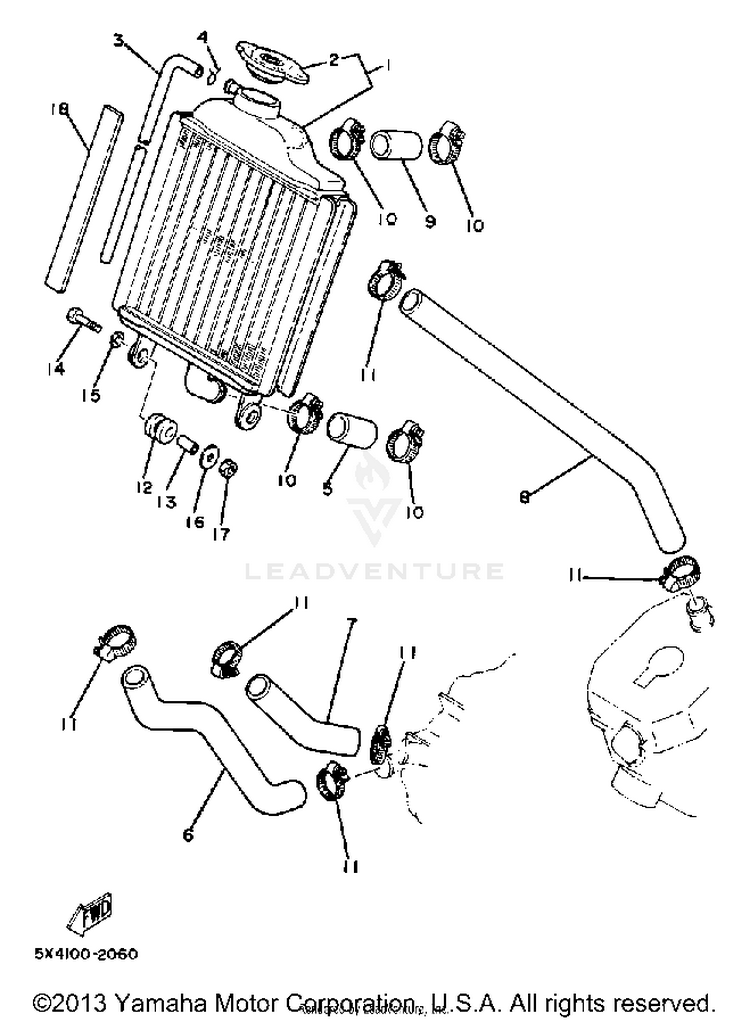 Radiator-Hose Schematic