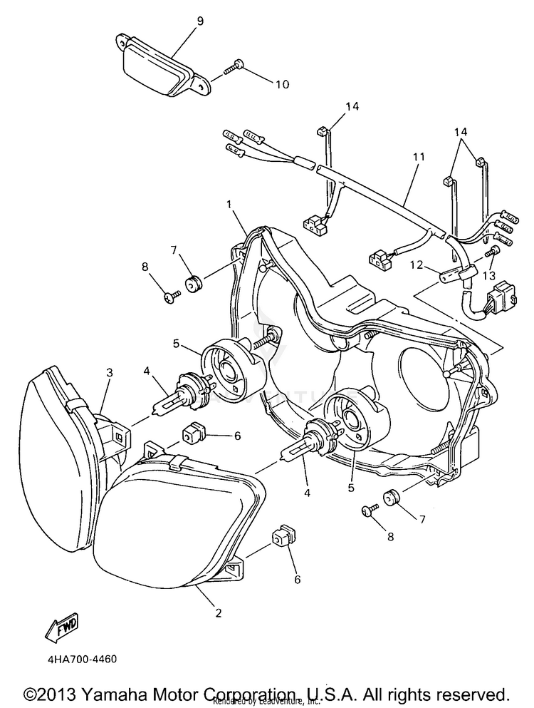 Headlight Schematic