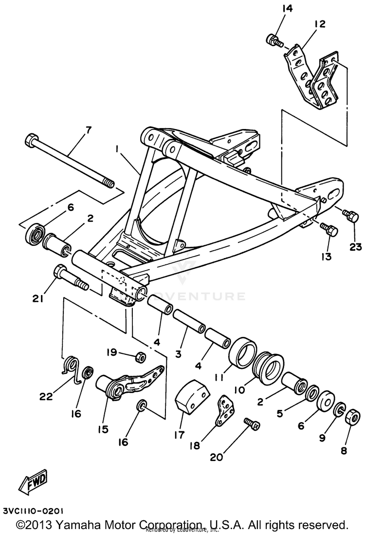 Rear Arm Schematic