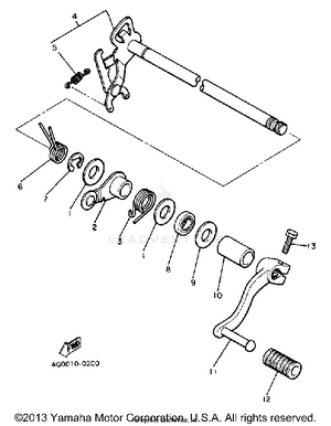 Shift Shaft Pedal Schematic
