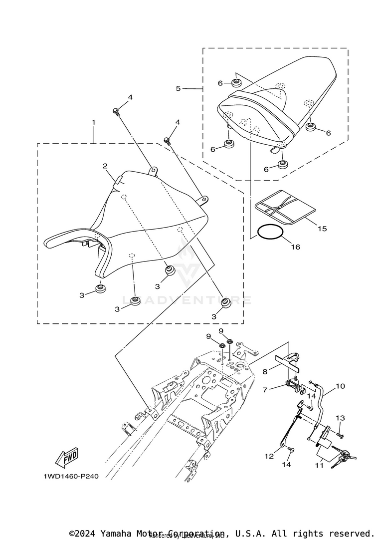 Seat MT-03 - MT03PB - 2023 Schematic