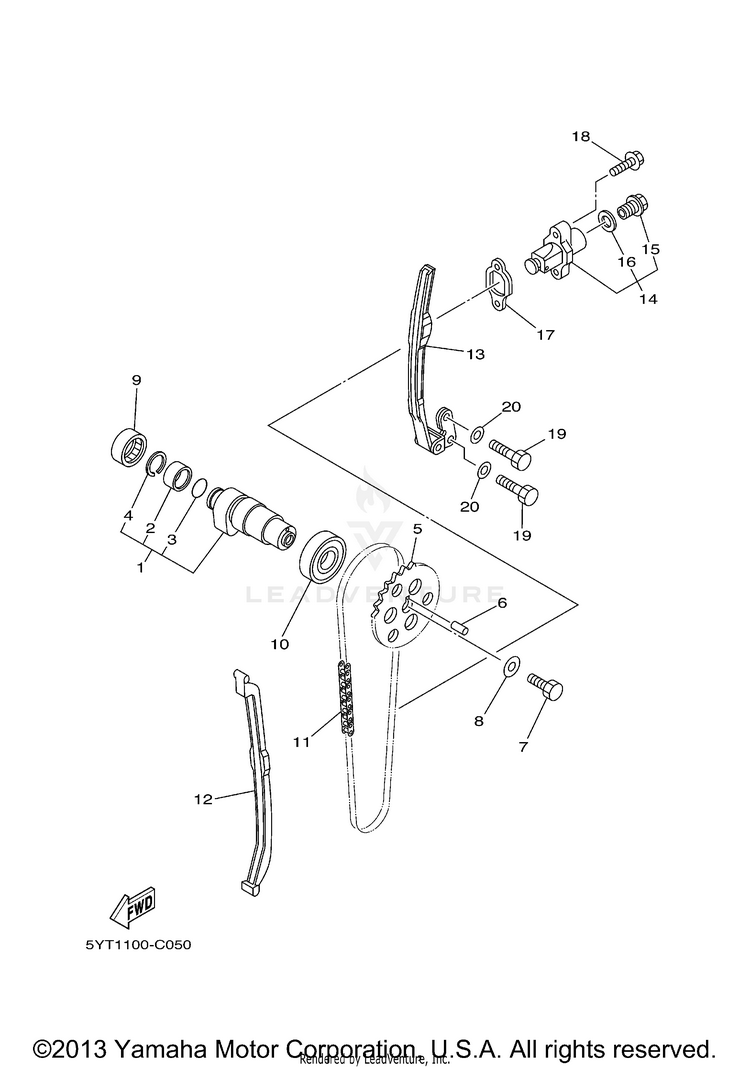 Camshaft Chain Schematic