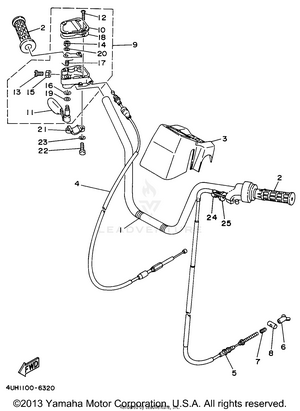 Steering Handle Cable Schematic