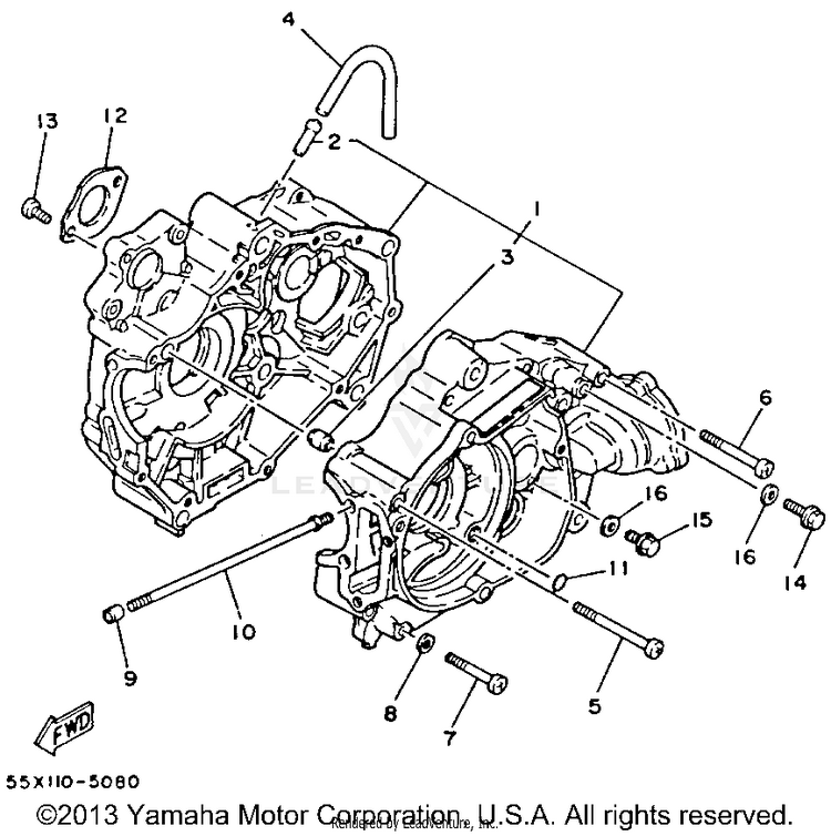 Crankcase Schematic