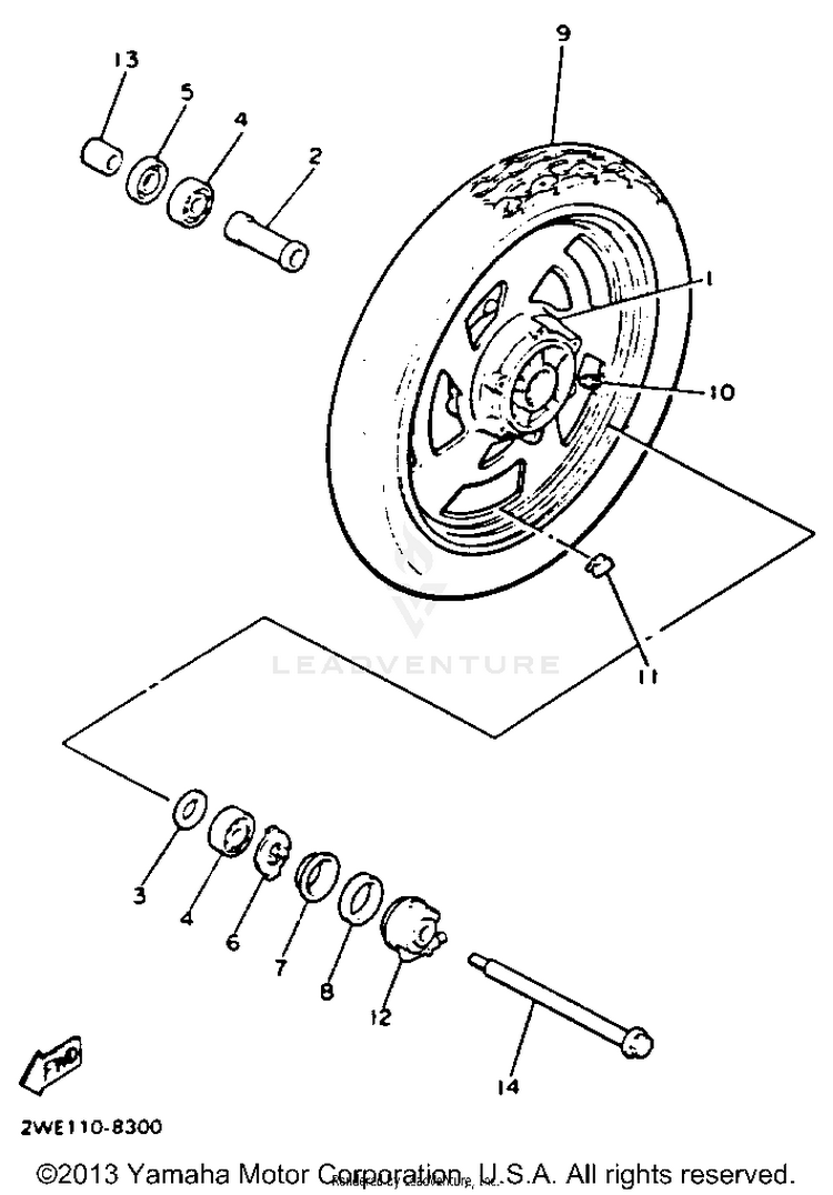 Front Wheel Schematic