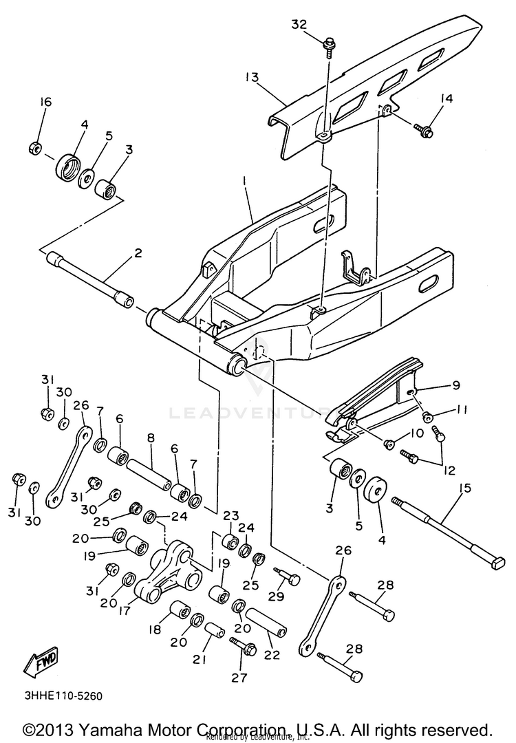 Rear Arm Schematic