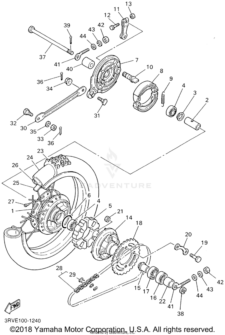 Rear Wheel Schematic