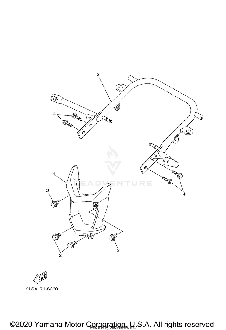 Guard RAPTOR 700R - YFM70RSCLL - 2020 Schematic
