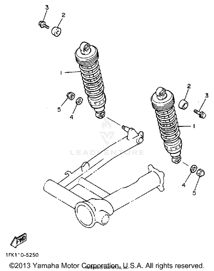 Rear Shocks Schematic