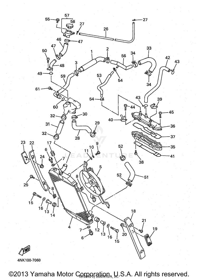 Radiator Hose Schematic