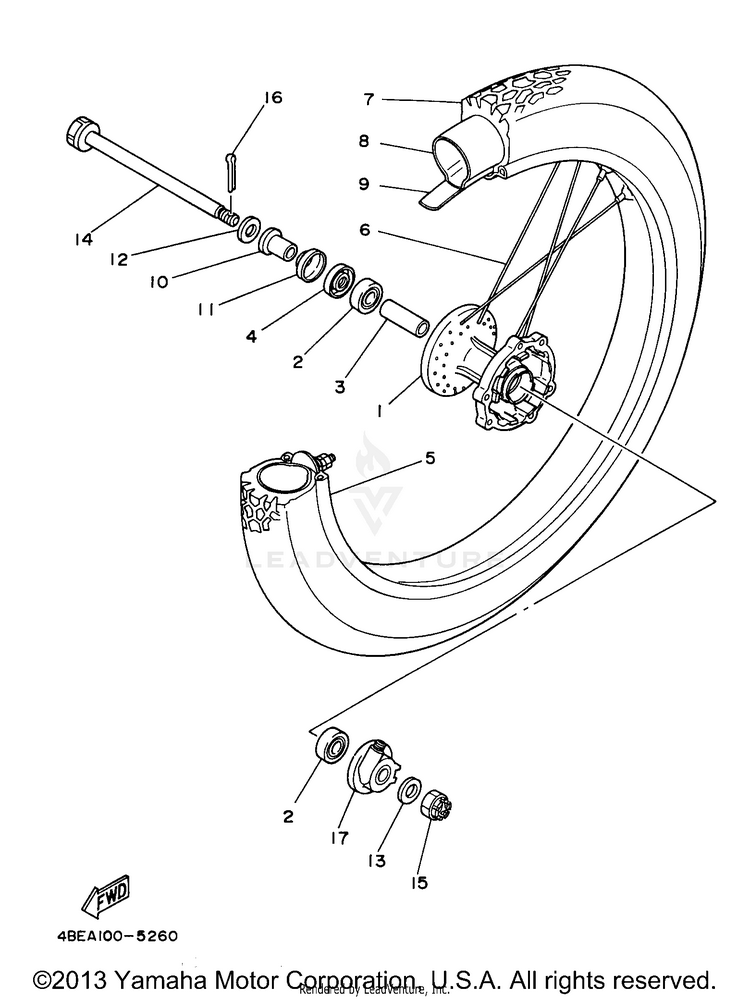 Front Wheel Schematic