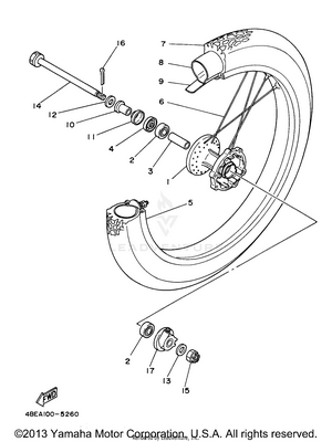 Front Wheel Schematic