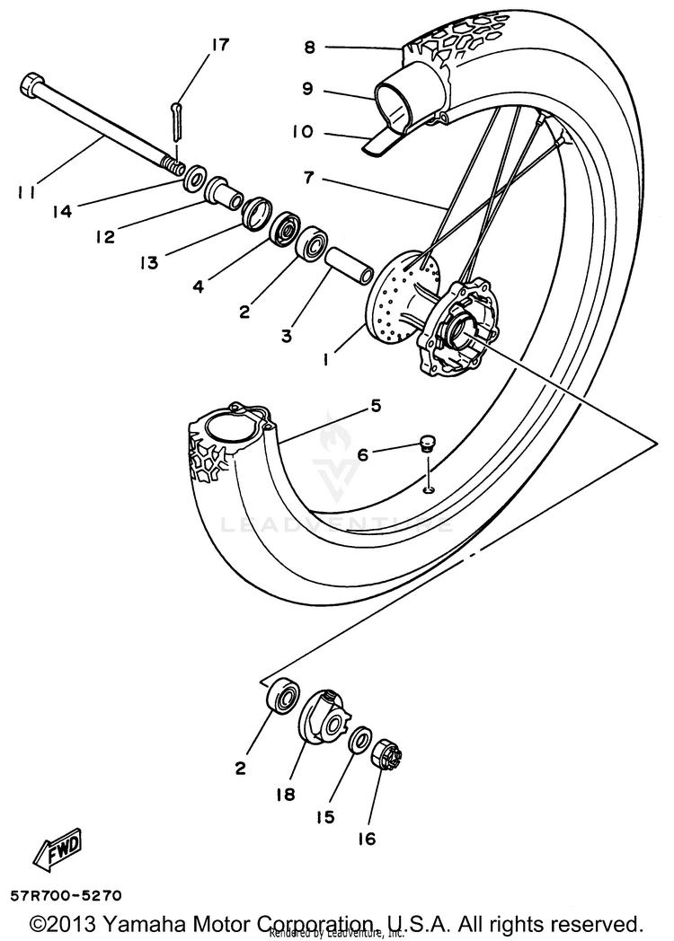 Front Wheel Schematic