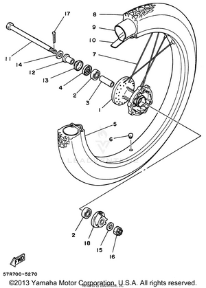 Front Wheel Schematic