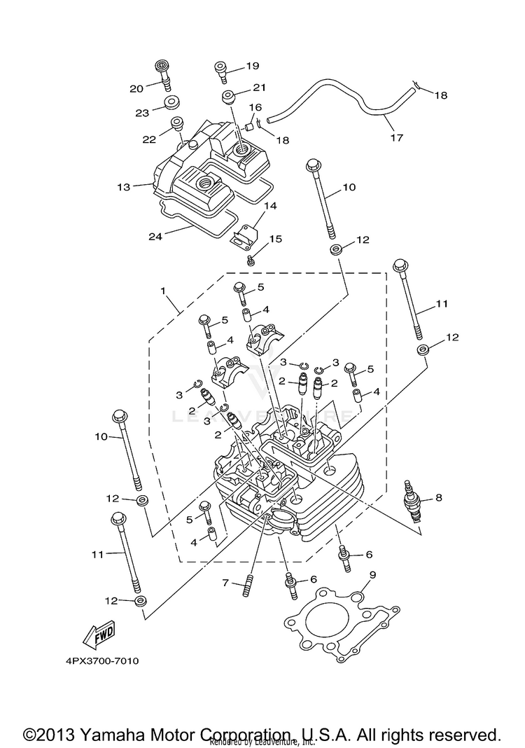 Cylinder Head Schematic