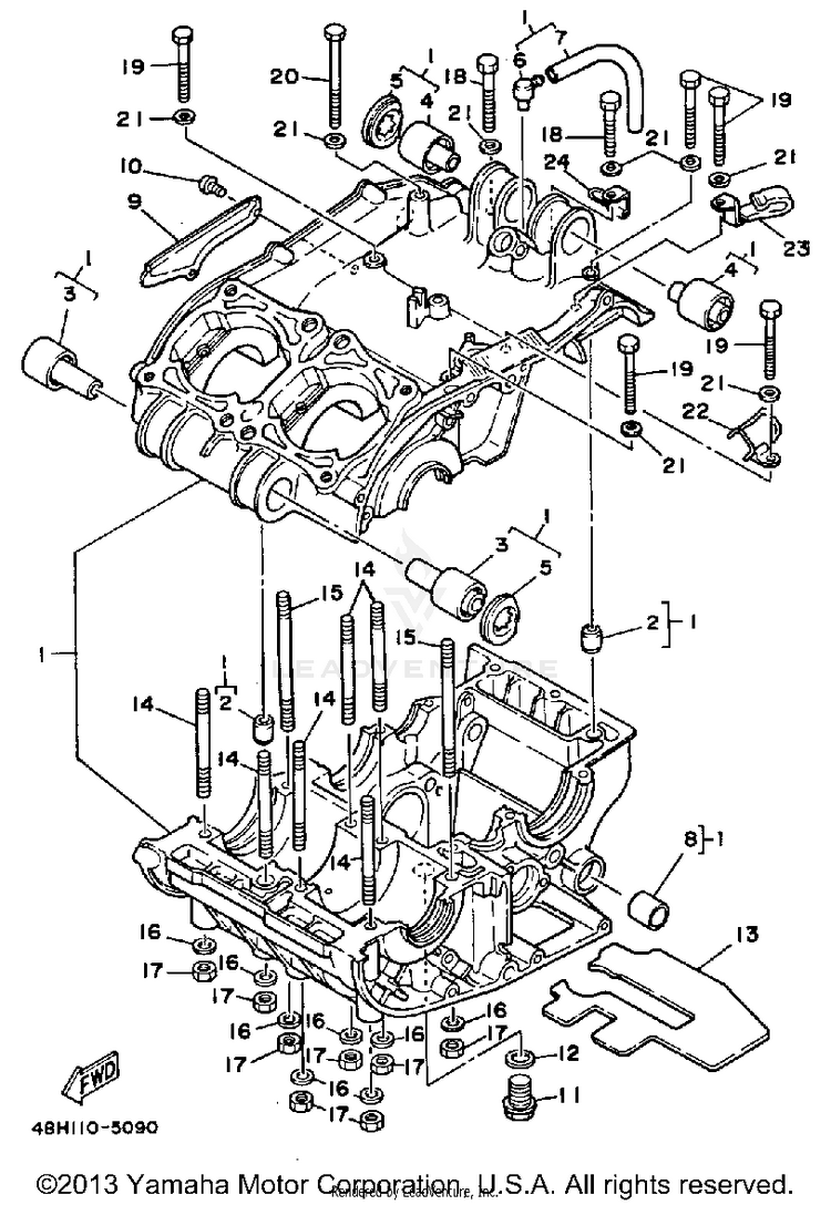 Crankcase Schematic
