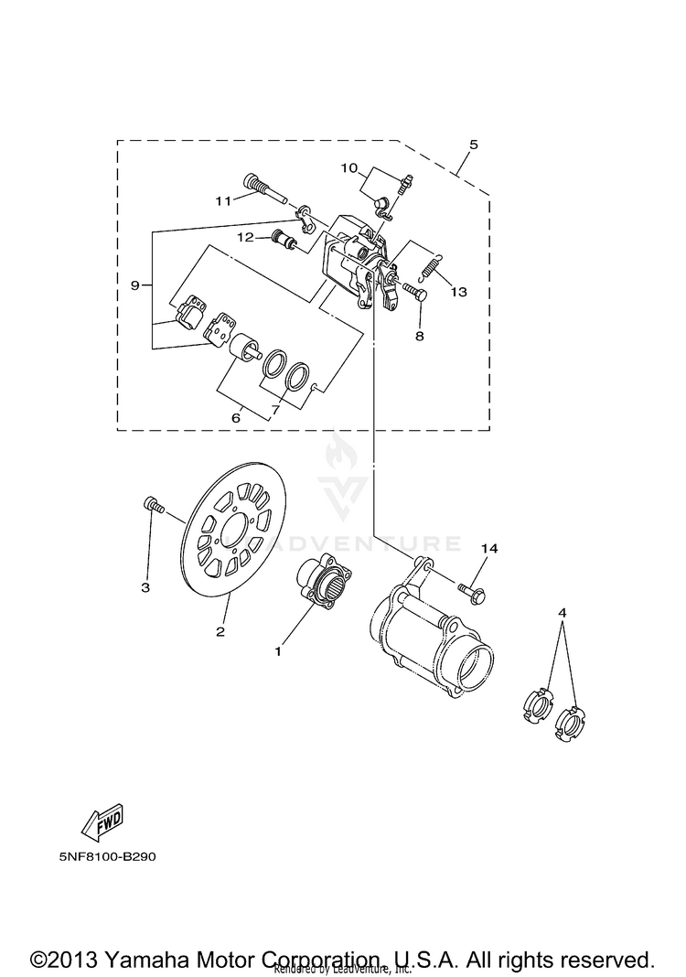 Rear Brake Schematic
