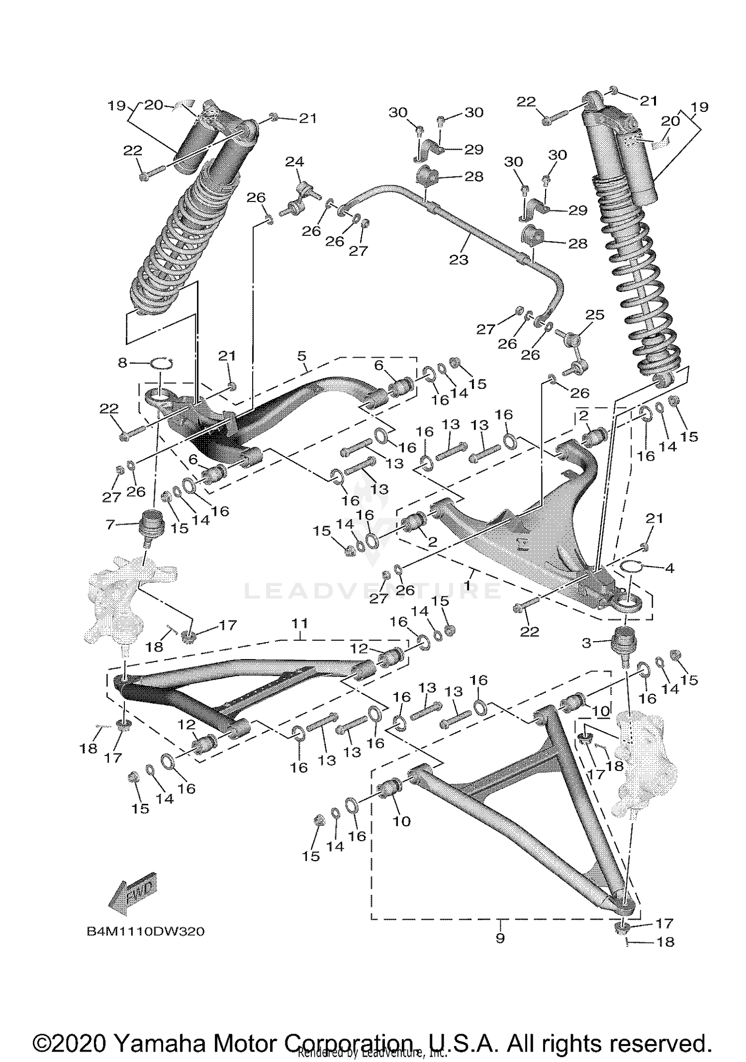 FRONT SUSPENSION WHEEL