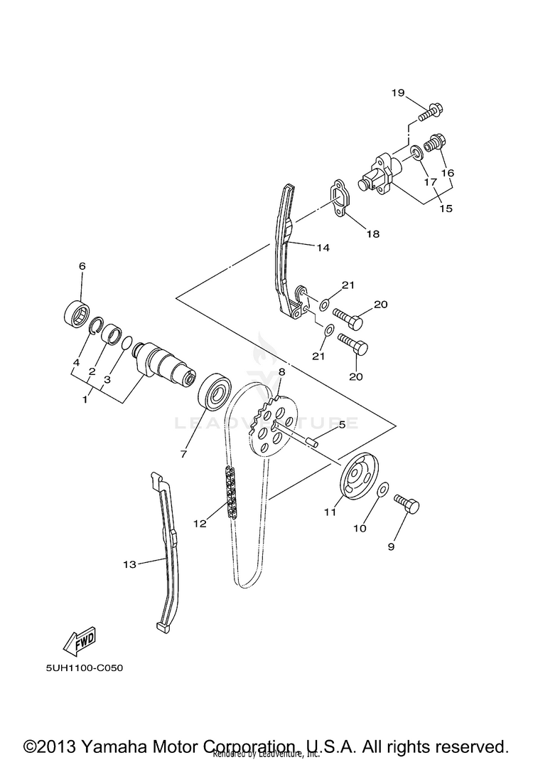 Camshaft Chain Schematic