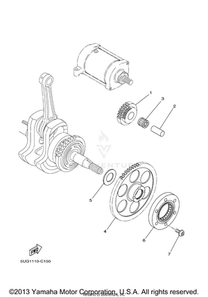Starter Clutch Schematic