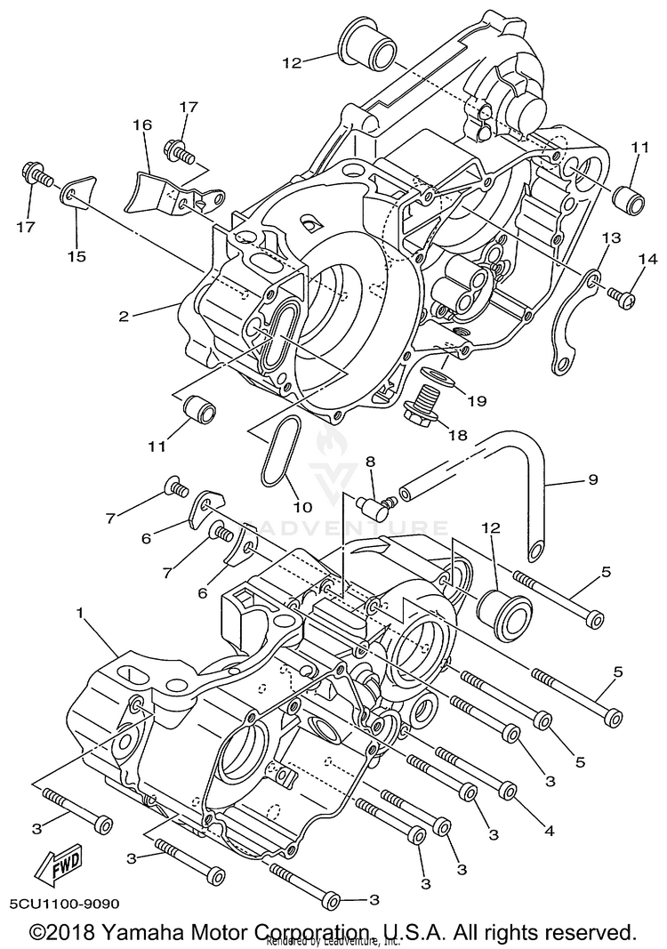 Crankcase Schematic