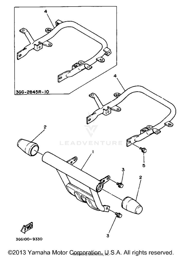 Guard BANSHEE - YFZ350G_MN - 1995 Schematic