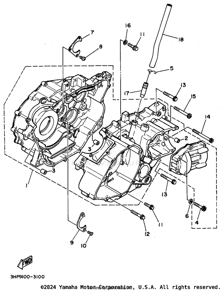 Crankcase Schematic
