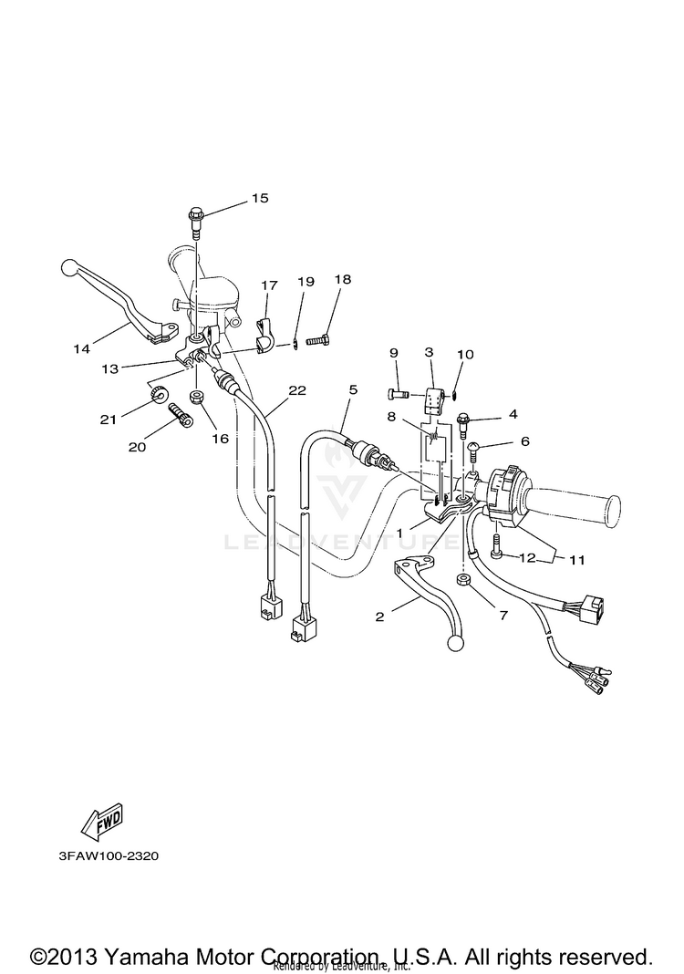 Handle Switch Lever Schematic