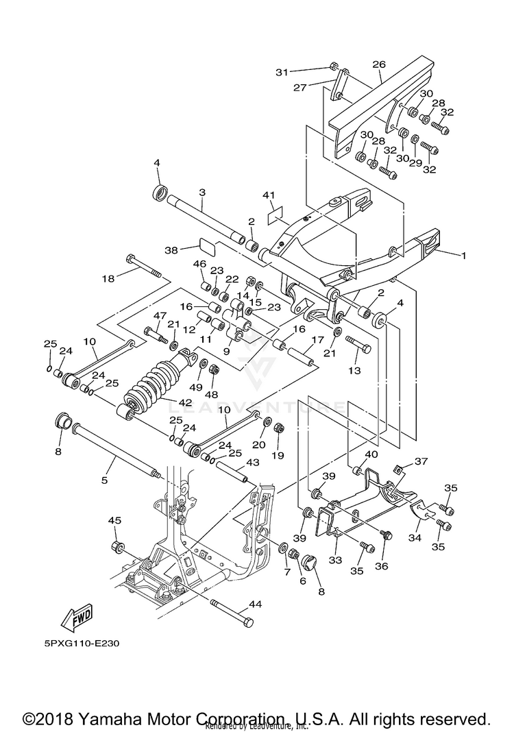 Rear Arm Suspension Schematic
