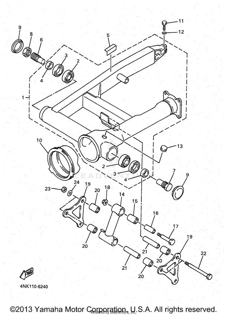 Rear Arm Schematic