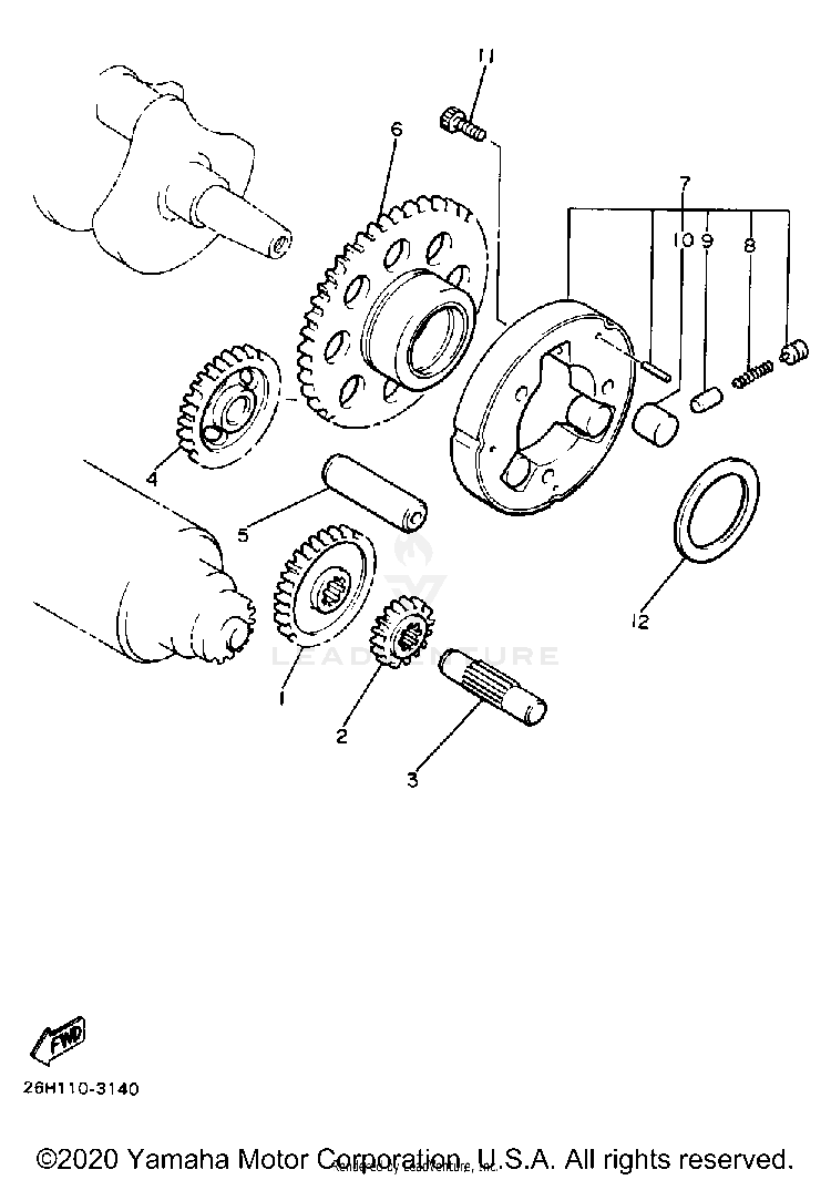 Starter Clutch Schematic