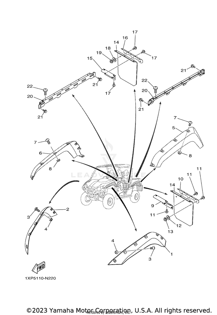 Fender VIKING EPS SE - YXM700PSFS - 2015 Schematic