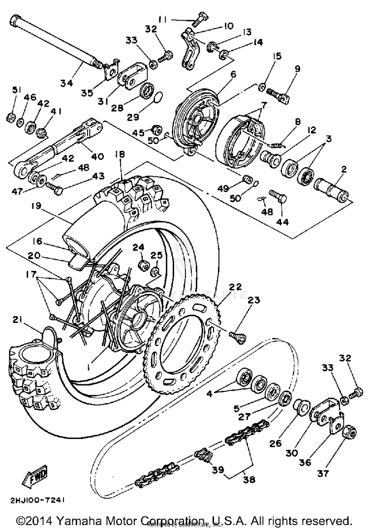 Rear Wheel Schematic