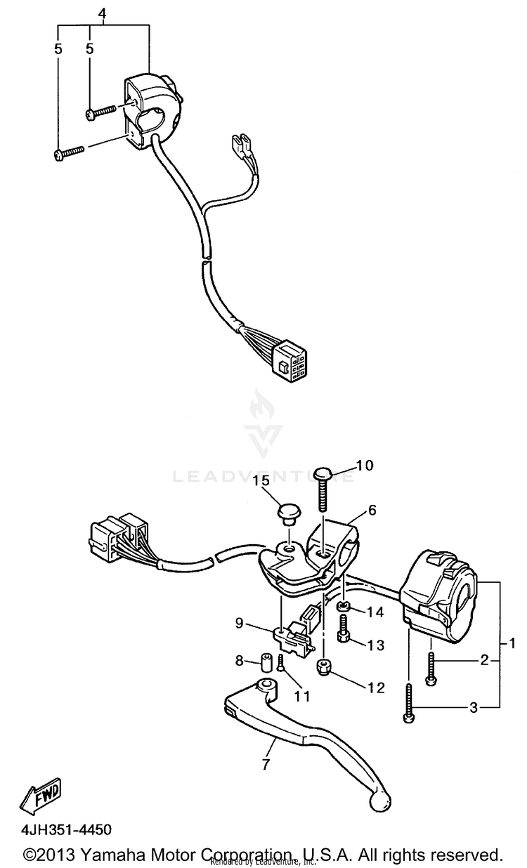 Handle Switch Lever Schematic