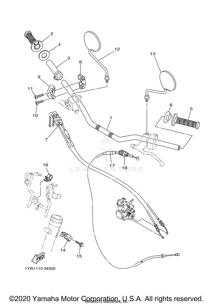 Steering Handle Cable Schematic