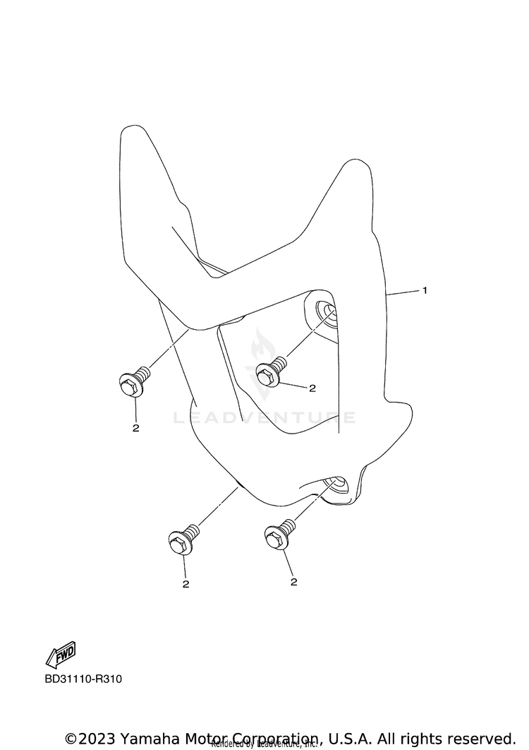 Guard RAPTOR 110 - YFM01RYXRG - 2024 Schematic