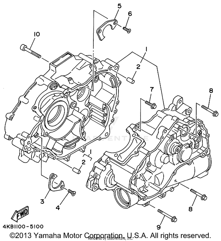 Crankcase Schematic