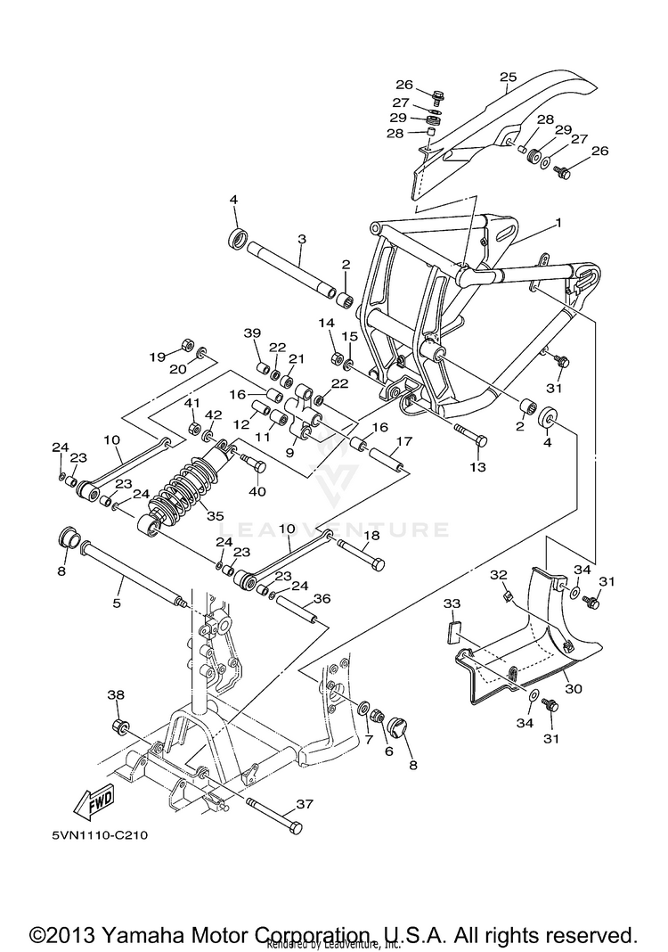 Rear Arm Suspension Schematic