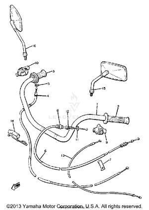 Handlebar Cable Schematic