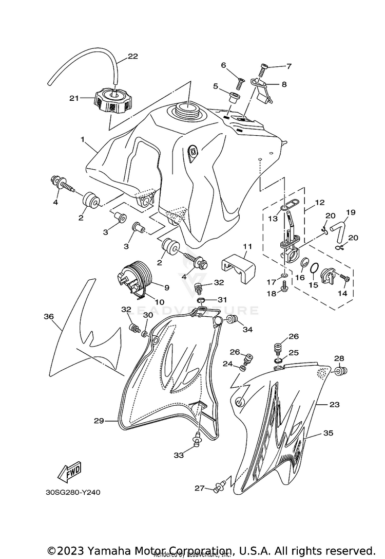 Fuel Tank Schematic