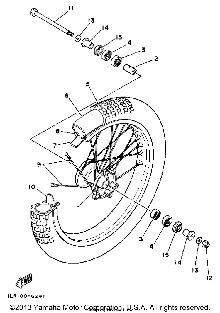 Front Wheel Schematic