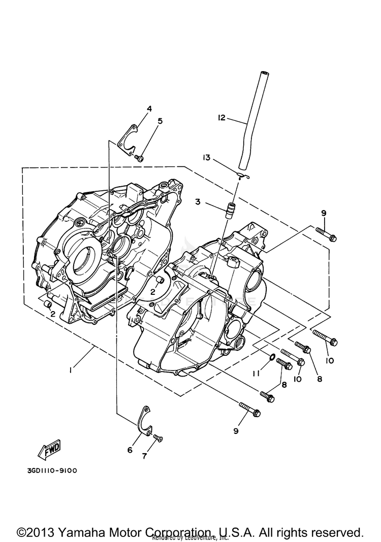Crankcase Schematic