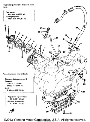 Oil Pump - Oil Cleaner Schematic